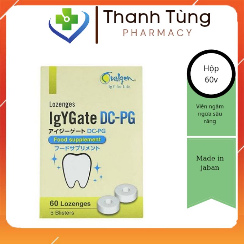 Viên Ngậm Chống Sâu Răng Ovalgen Igygate Dc-Pg 60 Viên