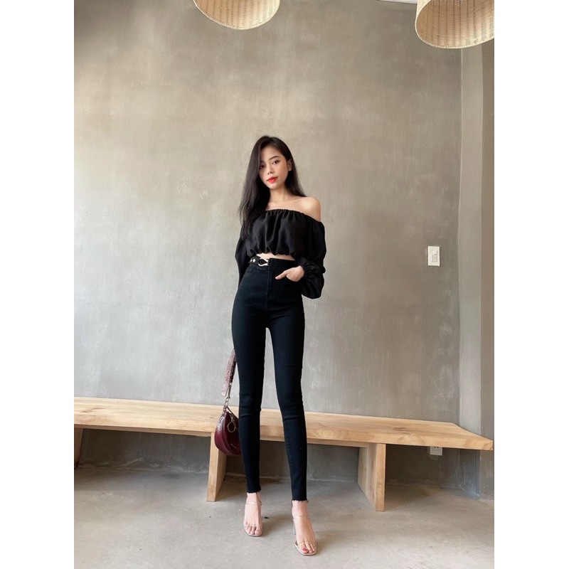 Quần jean ôm lưng siêu cao co giãn tốt, hình thật kèm video | BigBuy360 - bigbuy360.vn