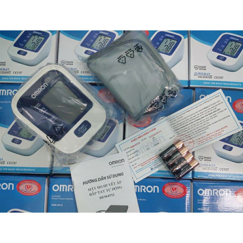 Máy đo huyết áp bắp tay omron hem - 8712 bh 5 năm chính hãng - ảnh sản phẩm 2