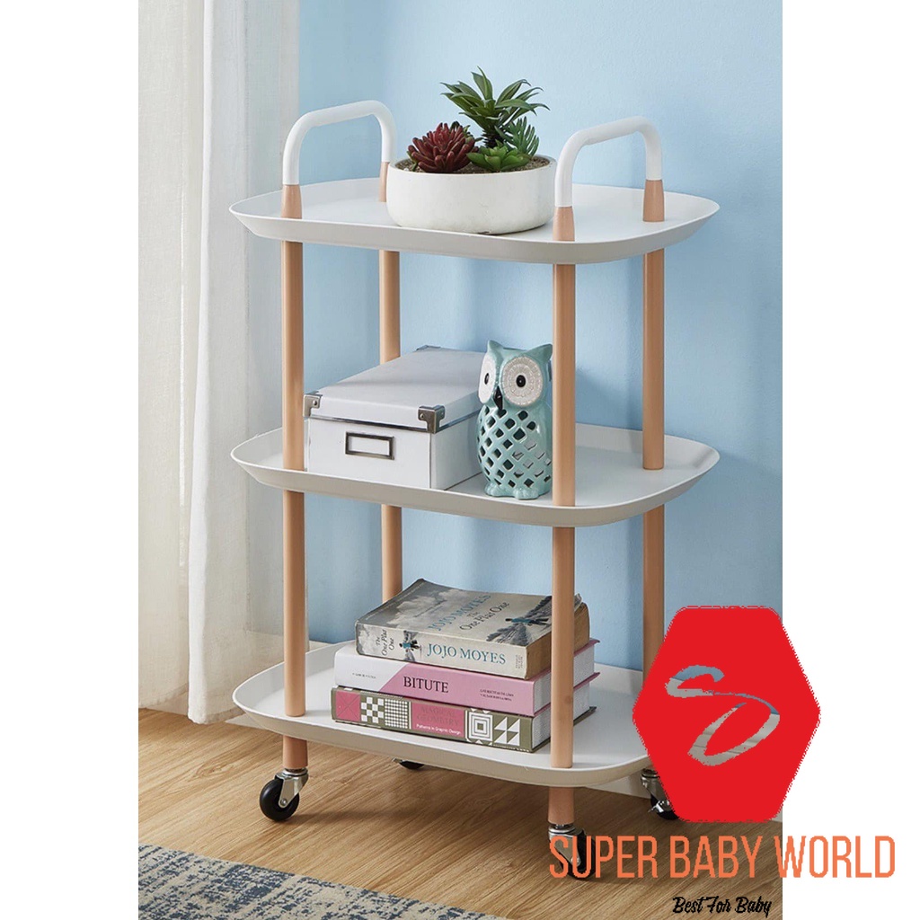 Kệ nhựa 3 tầng Oval Umoo