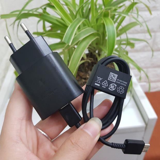 Bộ sạc nhanh  Samsung  💖 CHÍNH HÃNG 💖  Củ sạc samsung 25W Dòng sạc mới nhất của Samsung với nhựa nhám, chịu lực tốt