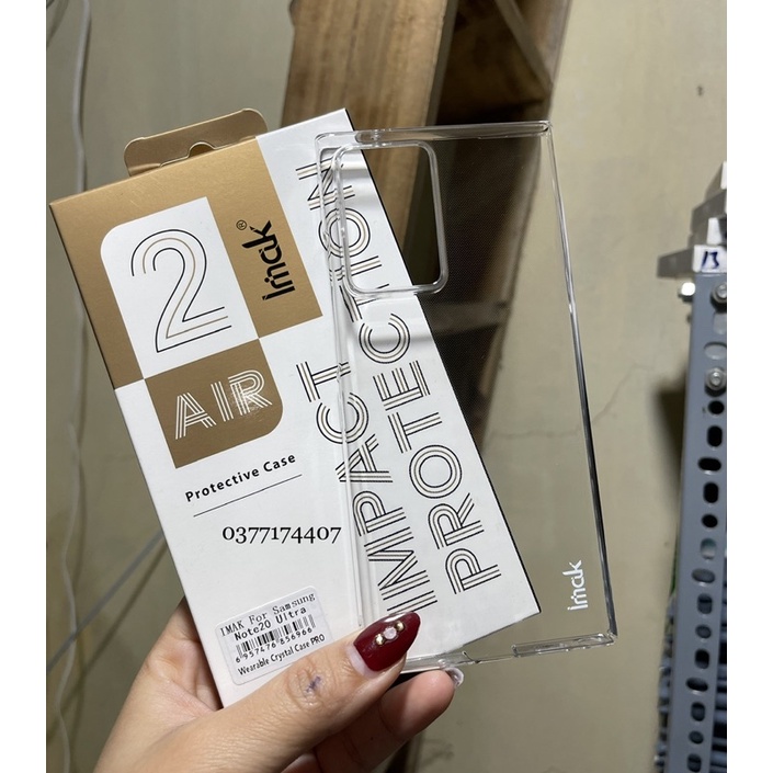 Ốp lưng iMak trong cứng Samsung Note 20, Note 20 Ultra phủ nano không ố màu trong suốt