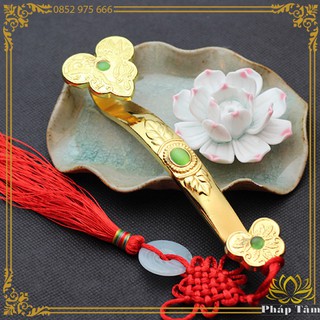 Vương Trượng Như Ý Long Phụng Khảm Đá Opal Cầu Công Danh Hút Tài Lộc - Tâm Phong Thủy