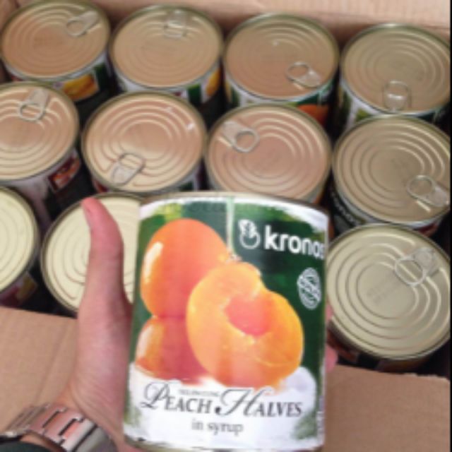 Đào hộp Kronos 825g
