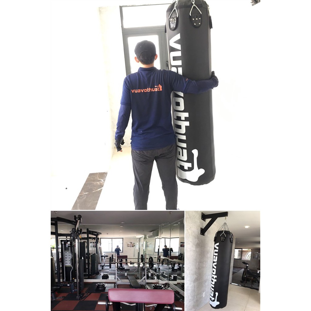 Vỏ bao cát dây xích 1m5 giá rẻ tập Boxing Muaythai Kickboxing
