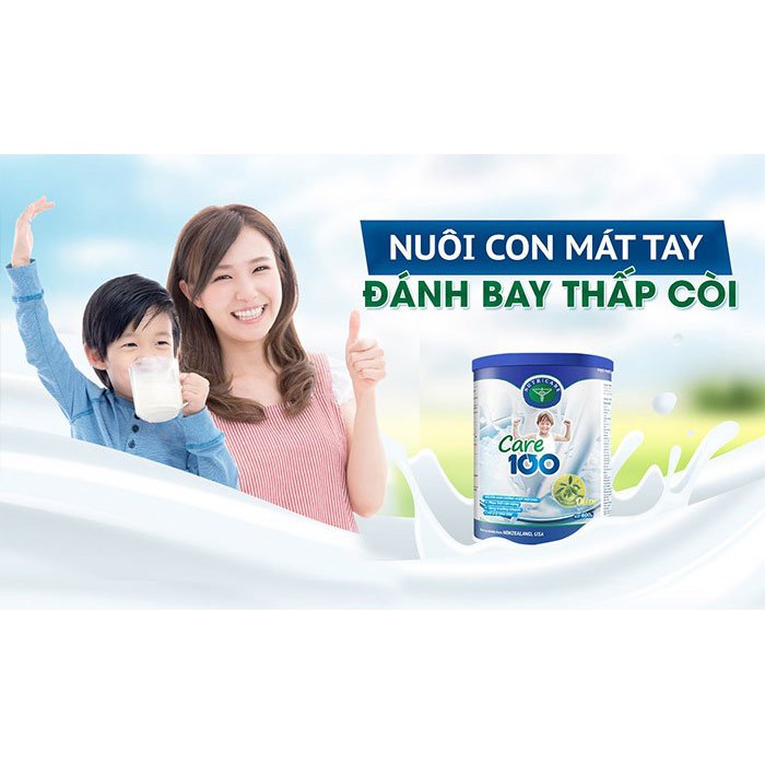 Sữa bột Nutricare Care 100 Plus dinh dưỡng cho trẻ biếng ăn (900g)