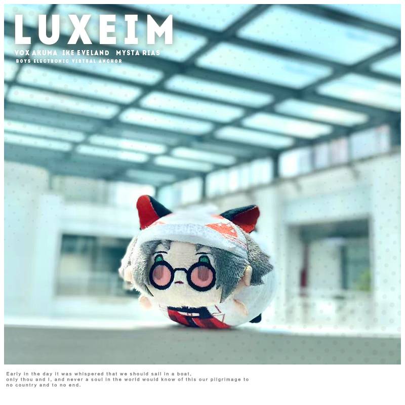 Ag Luxiem Móc Khóa Búp Bê Nhồi Bông Anime Mysta Ike NIJISANJI Vtuber