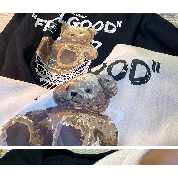 Áo Hoodie GYG Unisex Feel Good No Big Deal Form Rộng Oversize Phong Cách Hàn Quốc | BigBuy360 - bigbuy360.vn