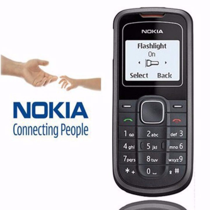 Nokia 1202 Zin chính hãng ,Máy phụ màn hình đen trắng kèm pin sạc loại Tốt Loa to sóng khỏe bền bỉ