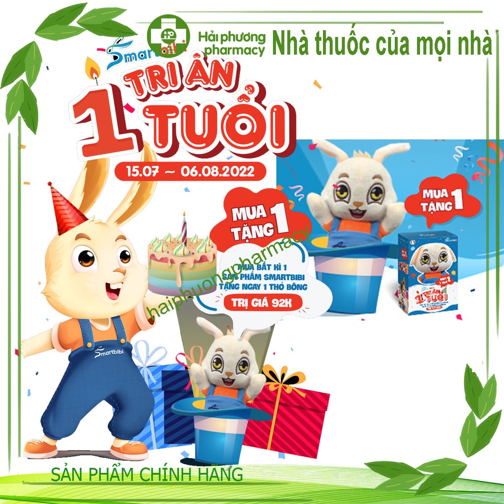 Smartbibi tặng quà - Thỏ bông Món quà đáng yêu tiện dụng cho bé