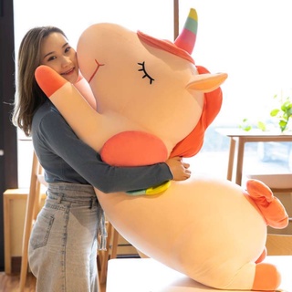 Gấu bông gối ôm ngựa kỳ lân ngựa Pony thú nhồi bông chất liệu mềm mịn