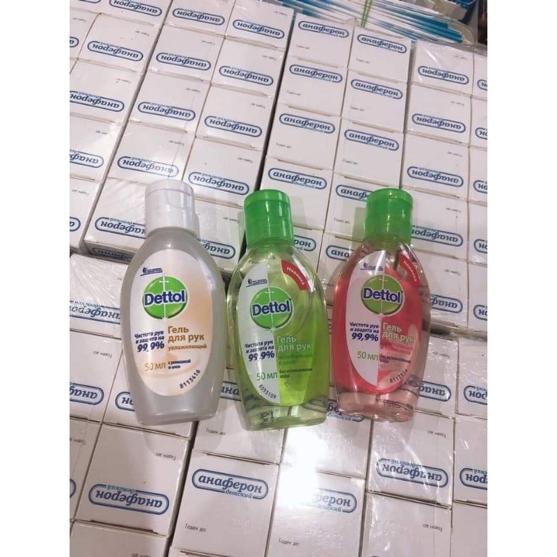 Nước rửa tay khô DETTOL 50ml chính hãng Nga | BigBuy360 - bigbuy360.vn