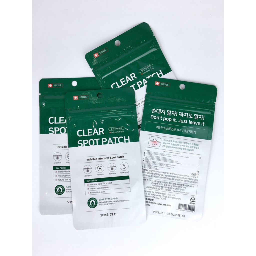 Miếng dán hỗ trợ giảm mụn Some By Mi Clear Spot Patch