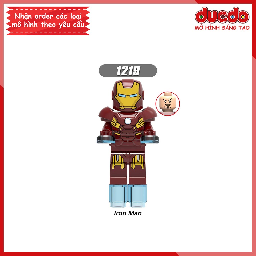 Minifigures siêu anh hùng Iron Man Avenger End Game Đồ chơi Lắp ghép Xếp hình Mô hình Mini Super Hero XINH 0252 EndGame