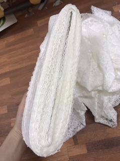 REN THUN CO GIÃN BẢN 5CM MÀU TRẮNG TINH