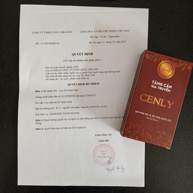 Thảo dược Tăng cân gia truyền Cenly (tặng kèm son) | BigBuy360 - bigbuy360.vn