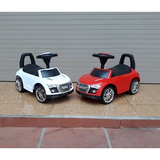[Sỉ=lẻ] Xe bơi chân Ô tô mẫu mới 2020 (có nhạc + tựa lưng + thùng đồ)