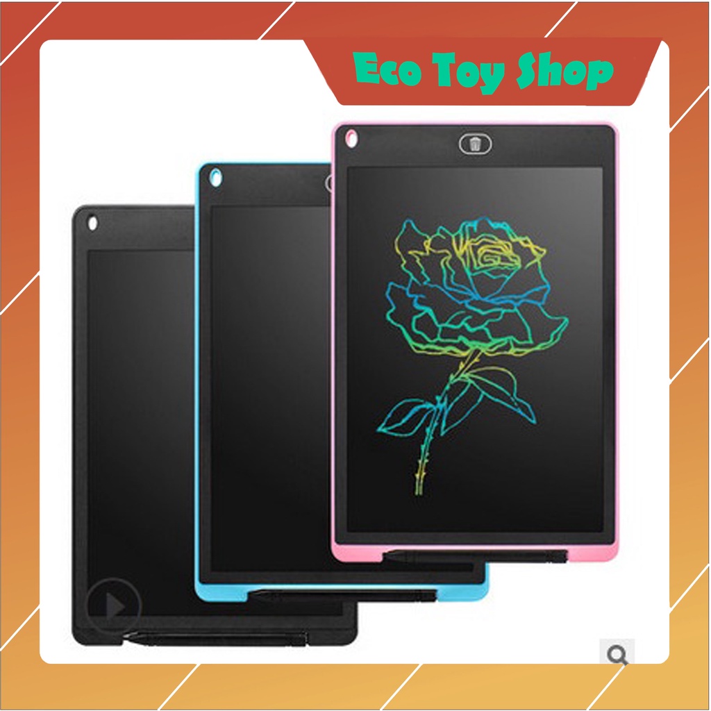 Bảng Viết Tự Xoá- Vẽ LCD-Điện Tử Thông Minh Cho Bé 8.5 inch, 10 inch, 12 inch