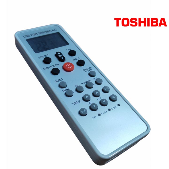 điều khiên điều hoà toshiba remote máy lạnh toshiba một chiều ( tặng cặp pin)