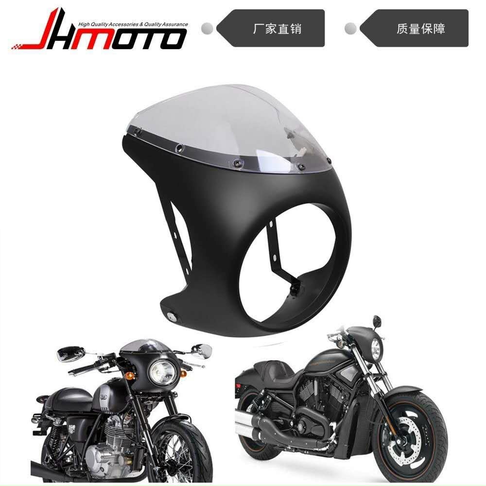 Kính chắn gió fairing cafe scramler 67 win