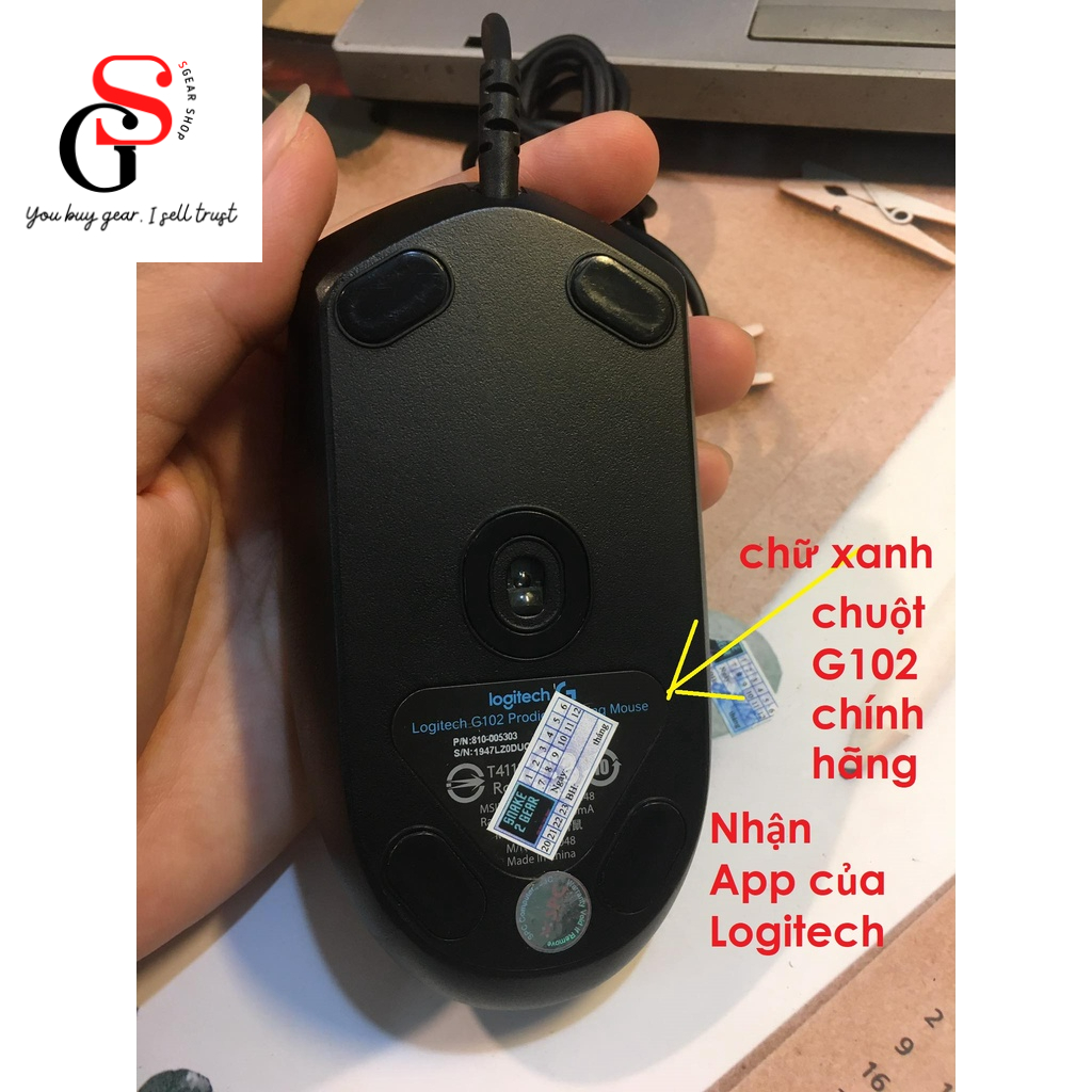 Chuột Chơi game Logitech g102 chính hãng
