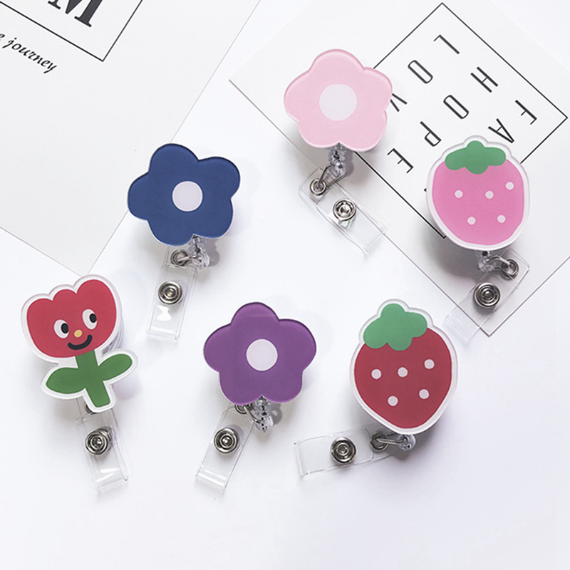 Dây đeo thẻ co giãn kiểu dáng xinh xắn dễ thương