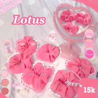 Cột tóc vải scrunchies - lotus @neonmoonvn