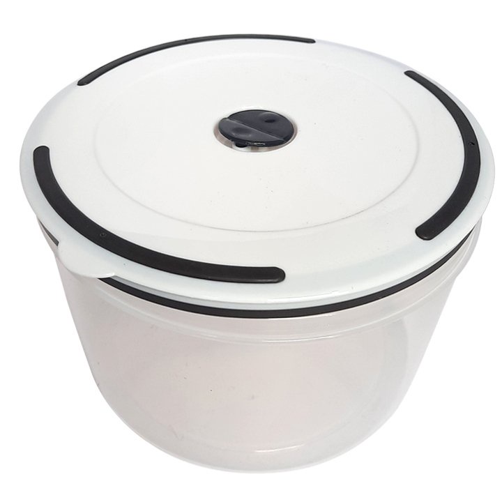 Set 5 Hộp Đựng Thực Phẩm Tủ Lạnh Tròn Có Nắp Đậy Cao Cấp