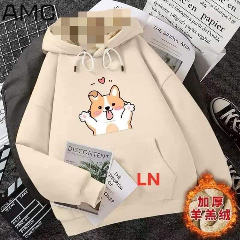 Áo hoodie cún dơ tay TH6