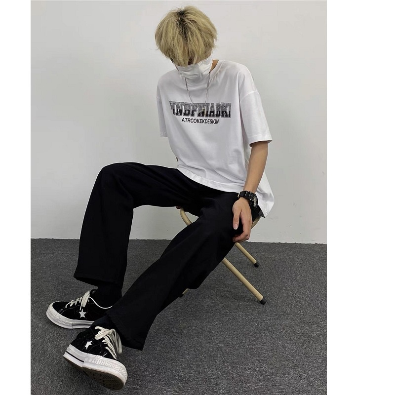 Quần Ống Rộng Nam Nữ Unisex, Quần Jean Nam Trơn Đen Form Rộng Ống Suông Vải Dày, Mix Đồ Xuống Phố Cực Dễ. | BigBuy360 - bigbuy360.vn