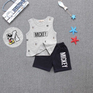 Bộ sát nách in mickey