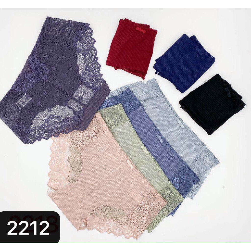 Quần Lót Nữ - Quần Lót Nữ Đúc Su phối ren sexy quyến rũ tôn dáng DAN STORE MÃ 2212