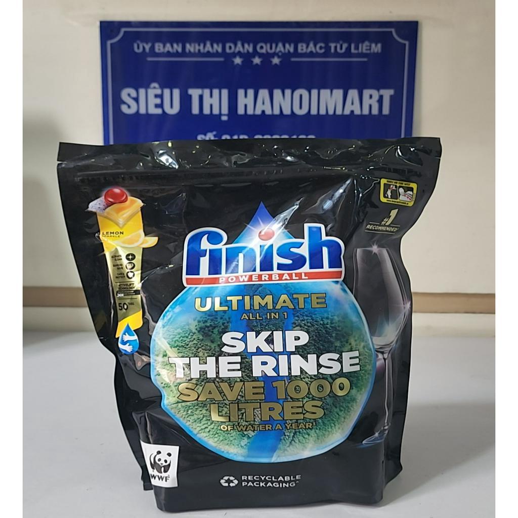 Viên rửa bát Finish Hữu cơ Eco 70 viên, Finish Ultimate Powerball eco 0% organic dishwasher 50 tablets