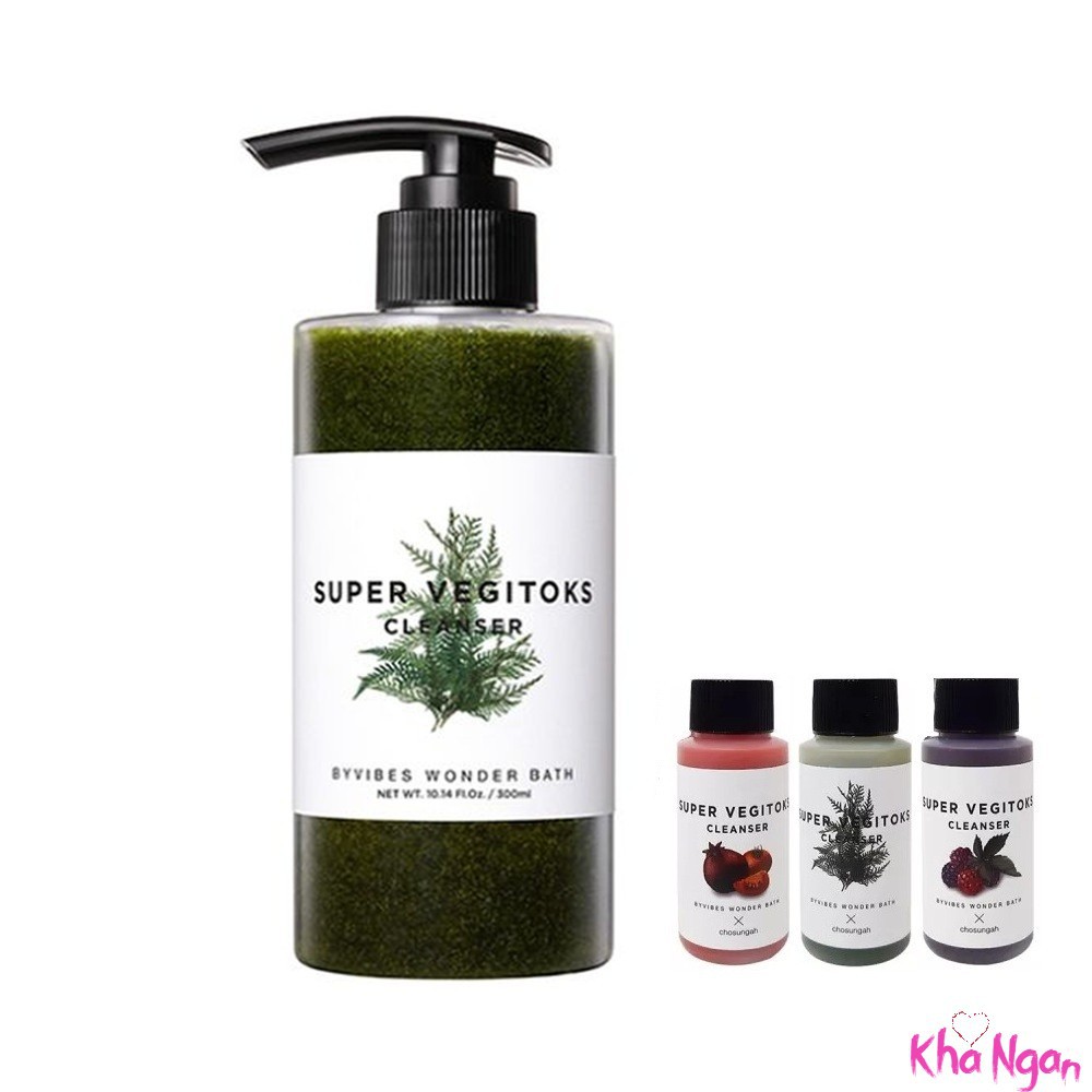 Sữa rửa mặt thải độc rau củ Super Vegitoks Cleanser