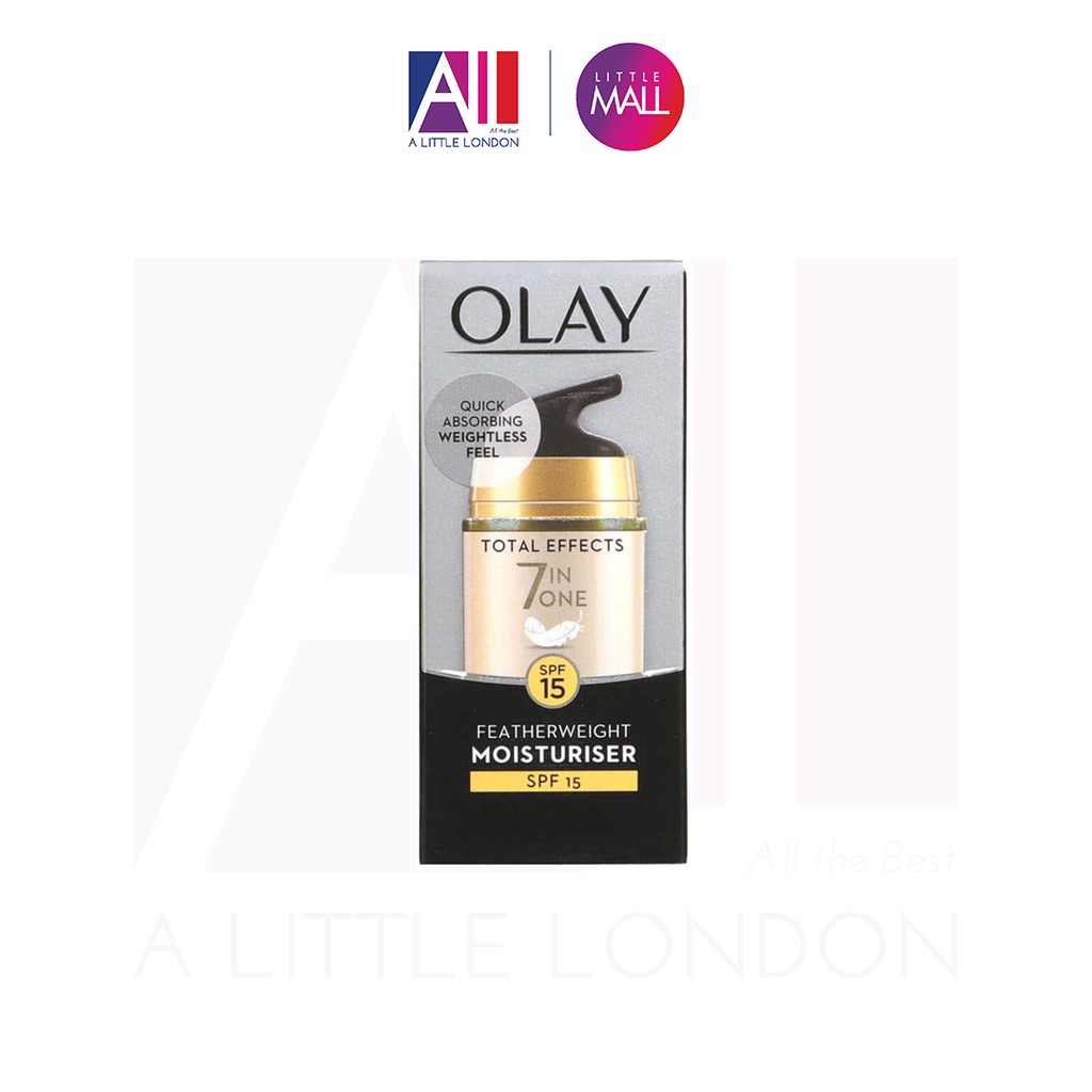 [TOP 1 SHOPEE] Kem dưỡng ngày 7 tác dụng Olay Total Effects 7 in 1 Featherweight Moisturiser SPF15 15ml (Bill Anh)