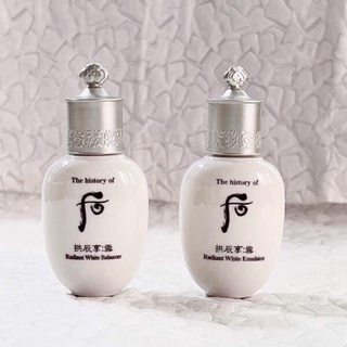  1 Cặp 20ml x 2 nước hoa hồng sữa dưỡng Whoo trắng da mờ nám 20ml tách set 