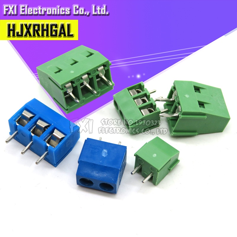 Set 20 Đầu Nối Dây Điện KF301 KF128 KF350 2P 3P 5mm / 3.5mm / 2PIN