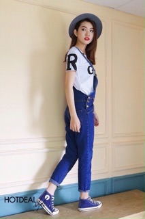 Quần yếm jean