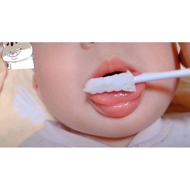 Gạc rơ lưỡi FREESHIPHộp 30 gạc tưa lưỡi tiệt trùng dạng que Yaki Mom cho bé