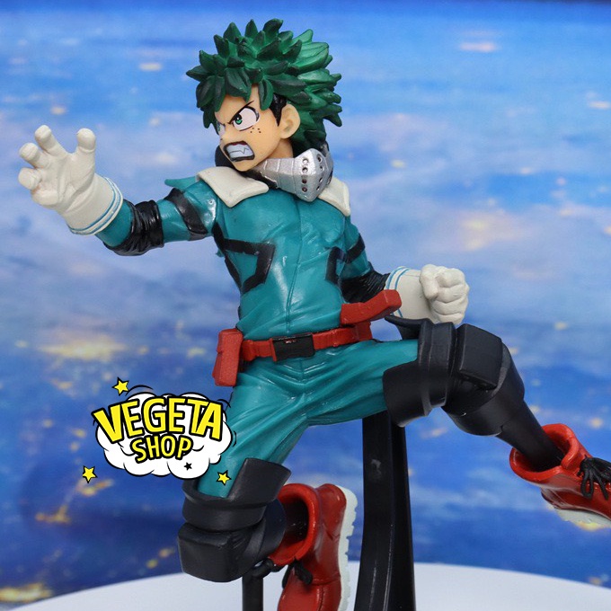 Mô hình My Hero Academia - Mô hình Học viện siêu anh hùng - Izuku Midoriya dạng chiến đấu - Deku - Cao 18cm - Full box