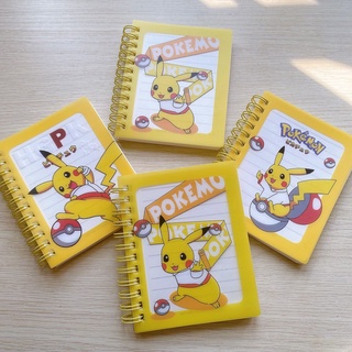 Sổ tay cute pikachu ghi chép từ vựng từ mới tiện dụng 80 trang bìa nhựa - 1 quyển