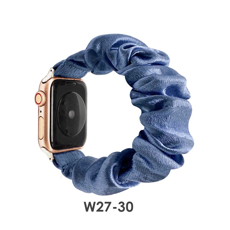 Dây Đeo Đồng Hồ Bằng Nylon Sáng Co Giãn Cho Apple watch 41mm 45mm 38mm 42mm 40mm 44mm series 6 5 4 3 SE