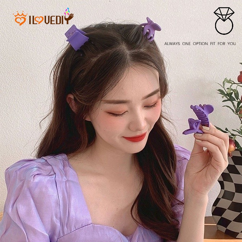Kẹp Tóc Càng Cua Nhỏ Hình Quả Anh Đào Đơn Giản Phong Cách Hàn Quốc Cho Nữ