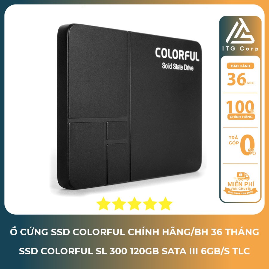 Ổ Cứng SSD Colorful SL300 120GB Sata 3 - Chuẩn giao tiếp Sata III 6Gb/s Hàng Chính Hãng