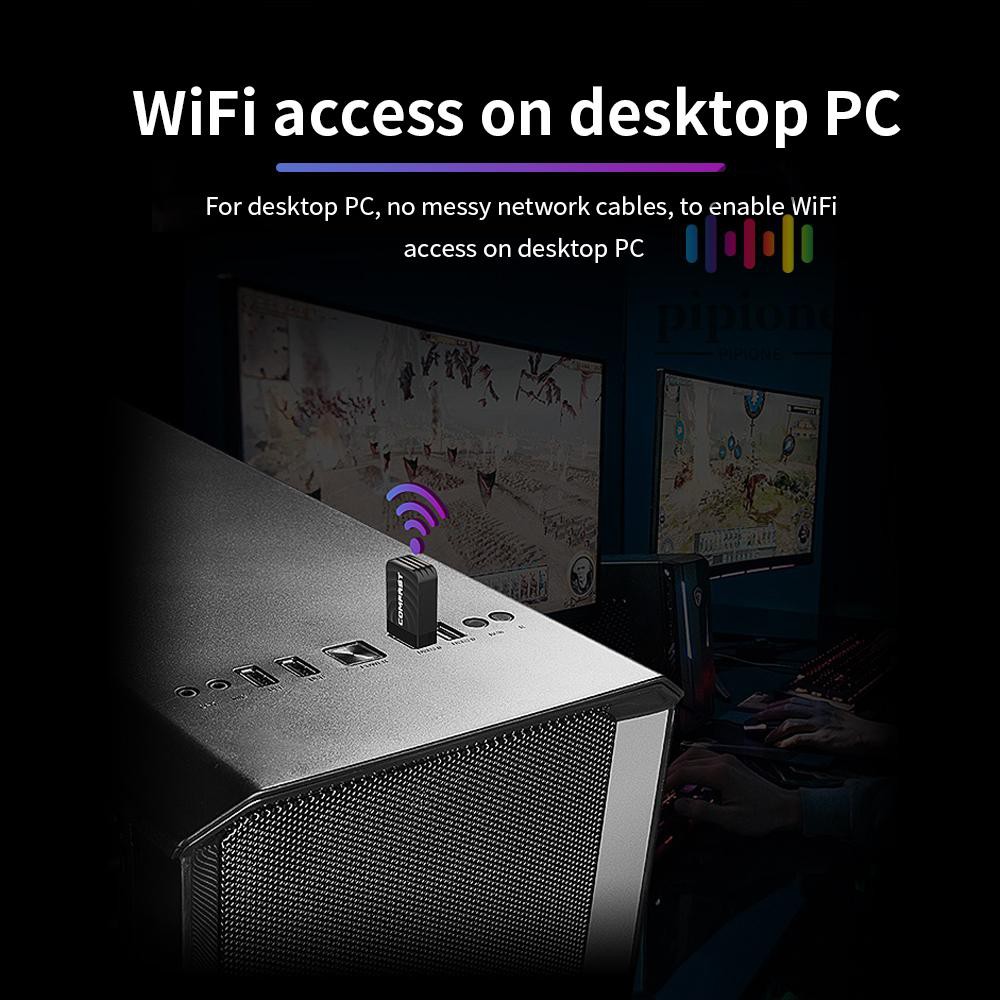 Usb Chuyển Đổi Phát Wifi Comfast Cf-812Ac Ac 1300mbps 2.4g 5.8ghz