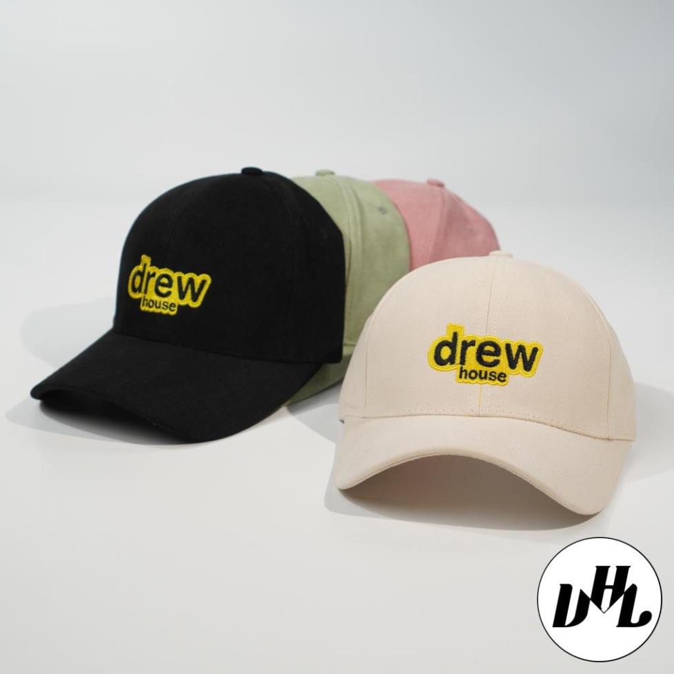 (SẴN HÀNG) Mũ lưỡi trai, Nón kết nam nữ DREW vải NHUNG phong cách Ulzzang form unisex nam nữ (Ảnh thật)