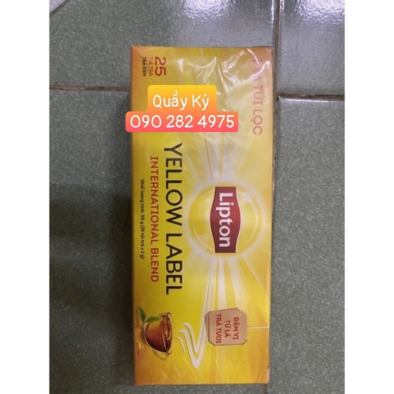 Trà lipton 50gr (25 gói) Trà lipton 200gr ( 100 gói )