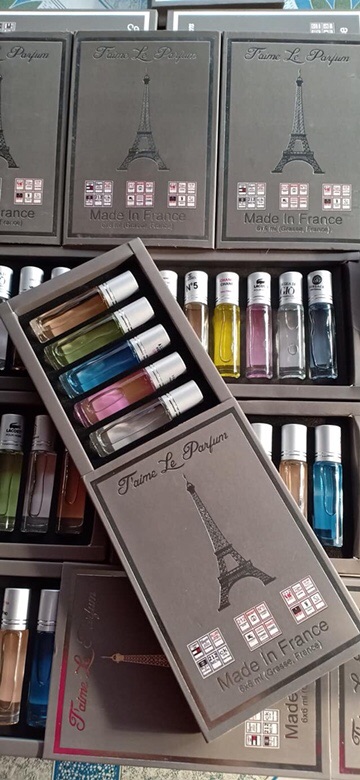 Set 6 chai nước hoa chiết Pháp 🌸BAO THƠM🌹 chai tiện dụng nhỏ xinh , thay đổi mùi hương linh hoạt | BigBuy360 - bigbuy360.vn