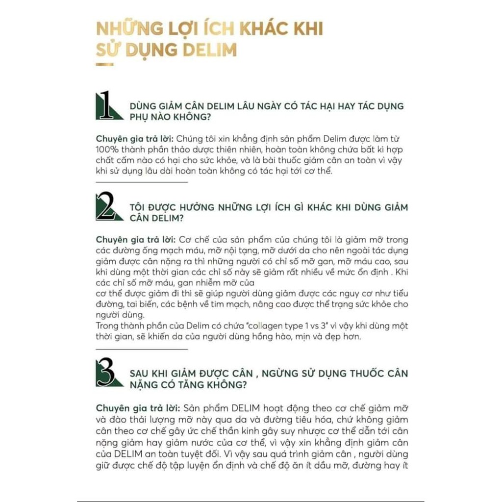 COMBO DELIM- 2 HỘP GIẢM CÂN - HÀNG CHÍNH HÃNG | BigBuy360 - bigbuy360.vn