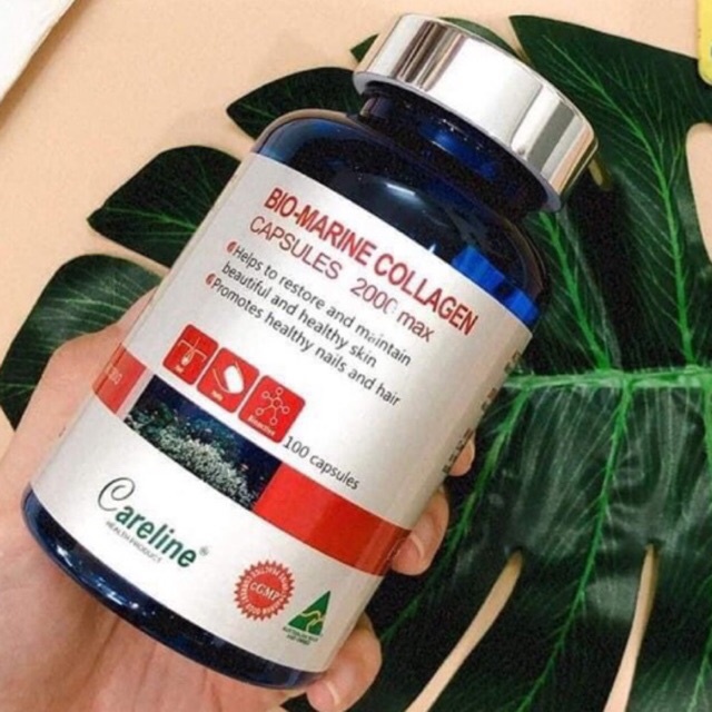 Viên Uống Bổ Sung Collagen CaLUCJW 2000MG chuẩn Úc GIÚP LÀM ĐẸP DA -100 VIÊN